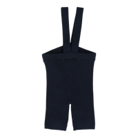 Analogie By Lil Legs Knit Short Suspender Leggings - Navy