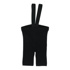 Analogie By Lil Legs Knit Short Suspender Leggings - Black