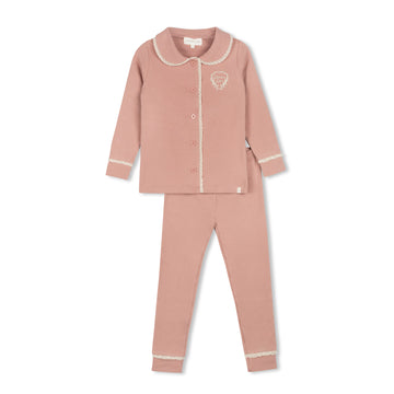 L'Amour Lou Dark Rose Grandpa Emblem Pajama