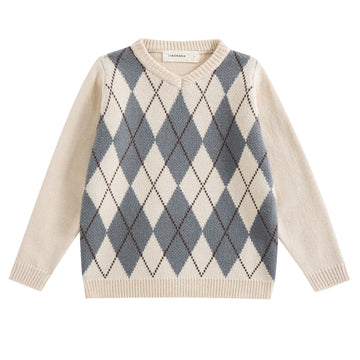 Limonana Winterberry Boys Sweater - Cream