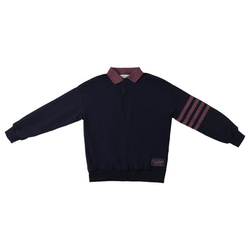 Limonana Cle Sweatshirt Polo - Navy