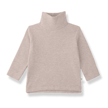 1+ In The Family Lodi Turtle Neck T-Shirt - Nude