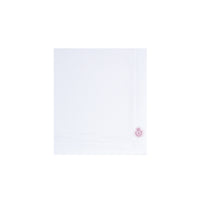 Little Parni White/Pink Logo Blanket (K431b)