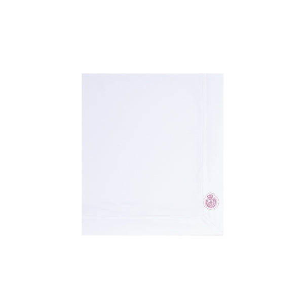 Little Parni White/Pink Logo Blanket (K431b)
