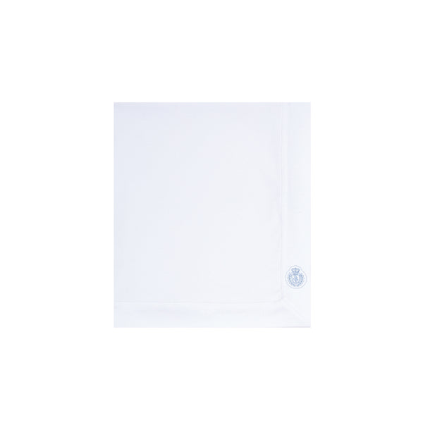 Little Parni White/Blue Logo Blanket (K431b)