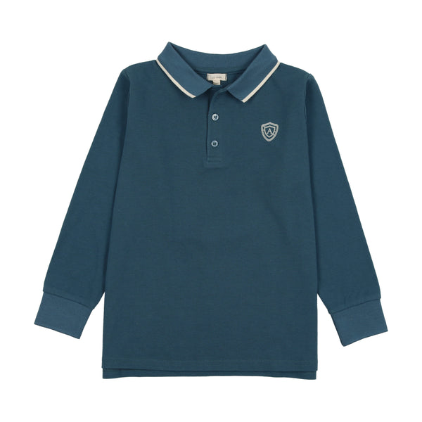 Lil Legs Logo Polo Blue