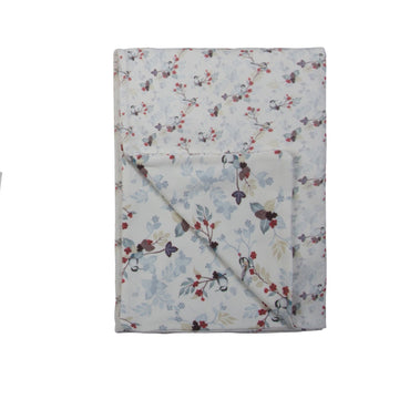Citrine White Leaf Print Swaddle