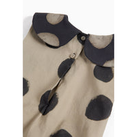 Wolf & Rita Polka Mocha Girl Jumpsuit Luna Woven