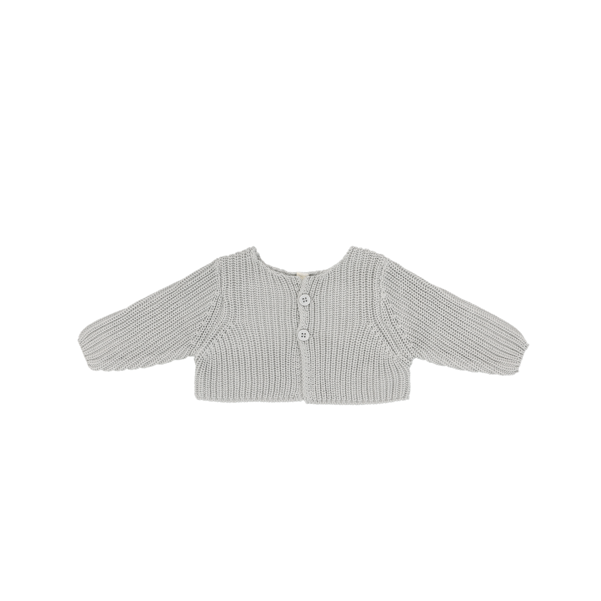 Lilette By Lil Legs Chunky Knit Shrug Powder Blue Buttons Bebe