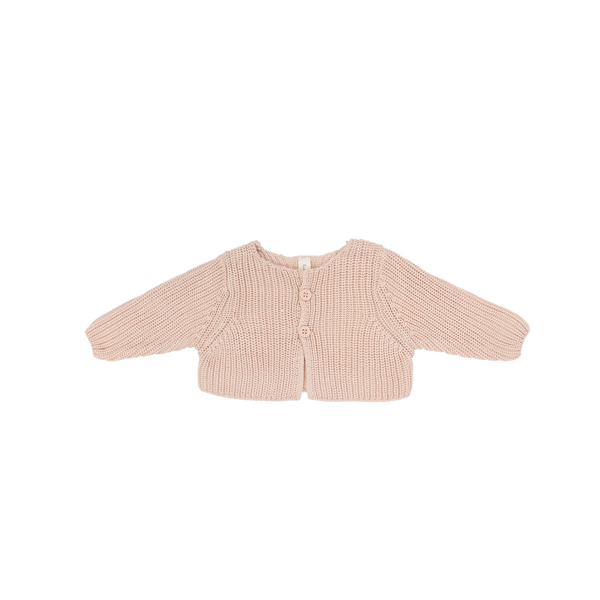 Lilette By Lil Legs Chunky Knit Shrug Powder Pink