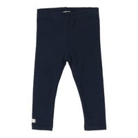 Lil Legs Basic Ribbed Leggings Navy