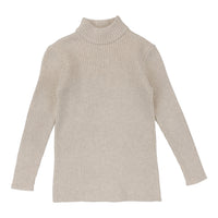 Lil Legs Knit Mockneck Ecr