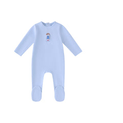 Minilabel Light Blue Fisherman Footie- Boys