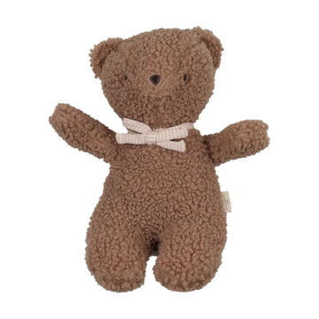 Lilette by Lil Legs Dusty Pink Accessory Bear With Bow- A26