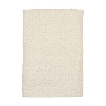 Mema Knits Pink Floral Quilted Blanket