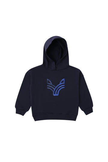 Bopop Navy Embroidered Logo Sweatshirt (Embroidered Logo Collection) M898