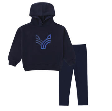 Bopop Navy Embroidered Logo Baby Set (Embroidered Logo Collection) M899