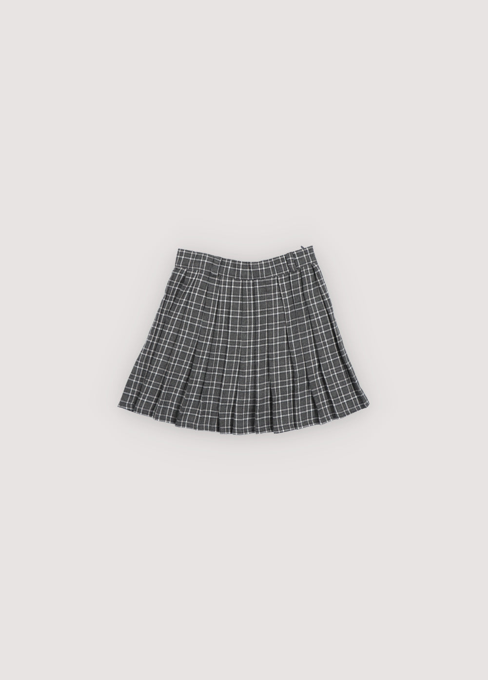 The New Society Galactic Grey Check Martina Special Skirt