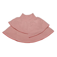 Bopop Pink with Red Trimming Scalloped Skirt