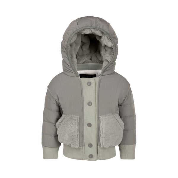 Manteau Jr. Sage Baby Knit Coat