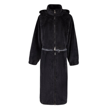 Manteau Jr Women's Black Fur Short / Long Coat
