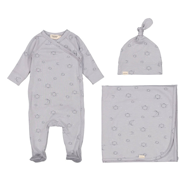 MarMar Moon Print Layette Set