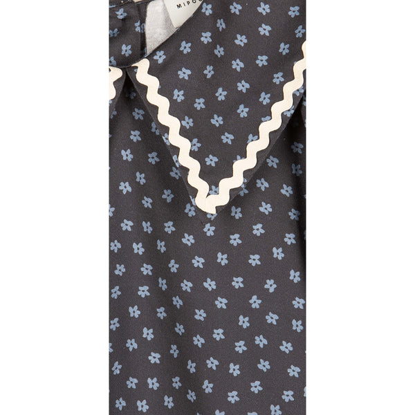Mipounet Blue Lucie Printed Dress