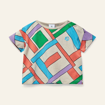 Wynken Tide White Mini Kite Tee