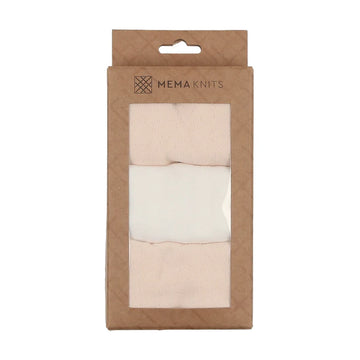 Mema Knits Pink Shades Pointelle Heart Undershirt (AW25-M128)