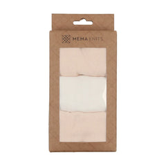 Mema Knits Pink Shades Pointelle Heart Undershirt (AW25-M128)