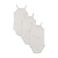 Mema Knits Winter White Pointelle Diamond Undershirt (AW25-M128)