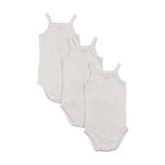 Mema Knits Winter White Pointelle Diamond Undershirt (AW25-M128)