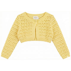 Pompomme Yellow Cardigan P7308