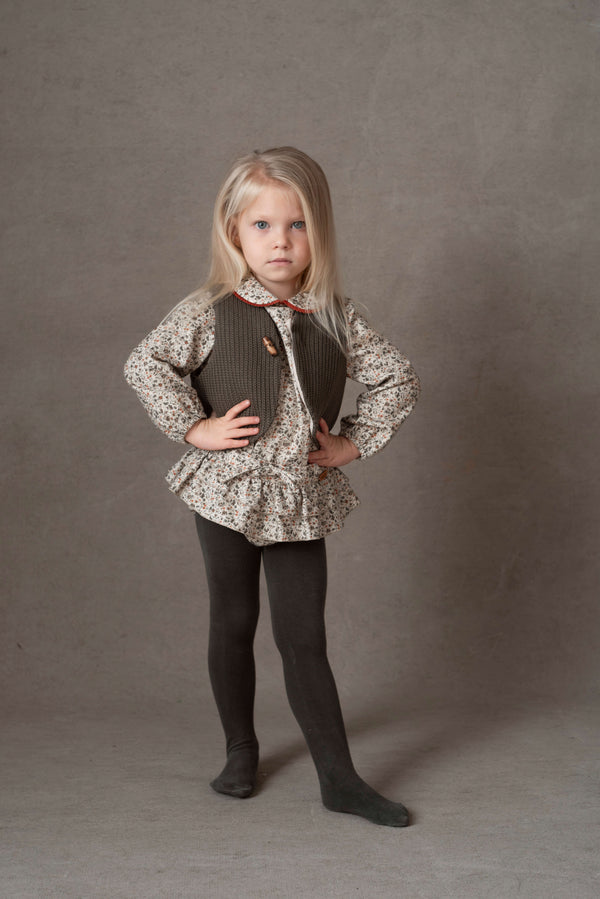 Popelin Floral Print Double Frill Culotte (Mod 11.5)