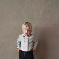 Popelin Grey Woollen Shorts (Mod 15.3)