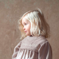 Popelin Sand Blouse With Lace (Mod 16.2)