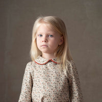 Popelin Floral Print Shirt With Baby Collar (Mod 20.4)