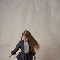 Popelin Anthracite Grey Double Layer Short Skirt (Mod 39.2)