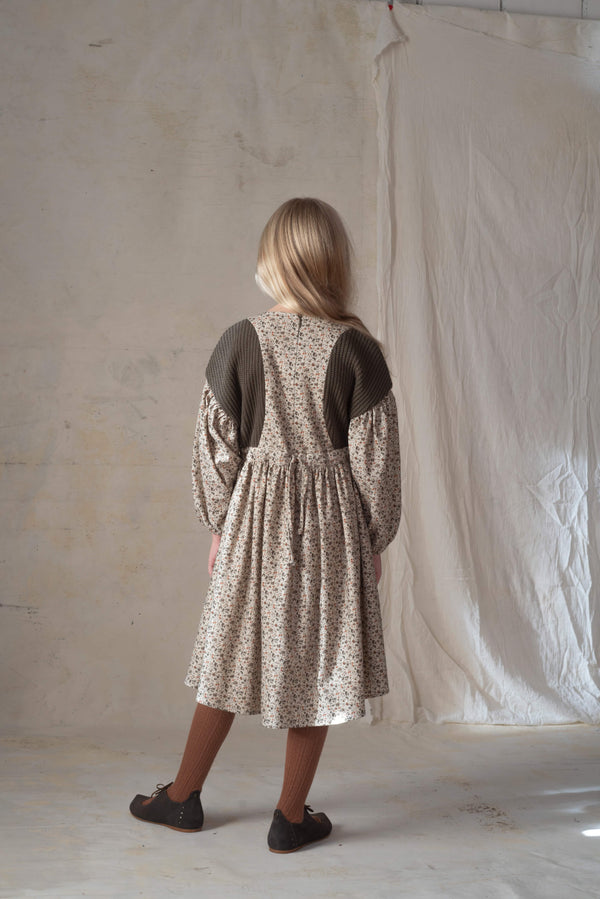 Popelin Floral Print Dress With Side Panels (Mod 40.4)