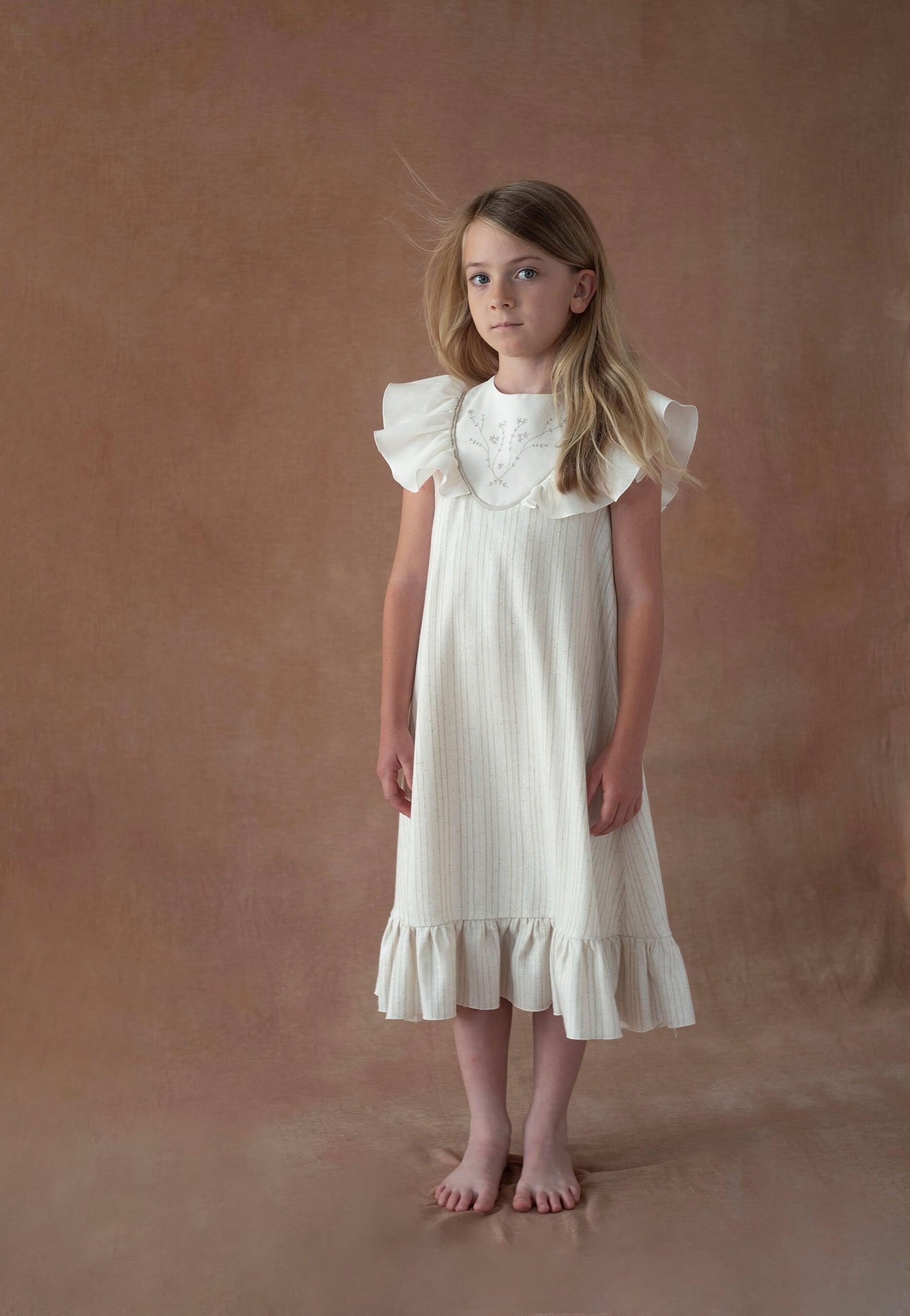 embroidered yoke midi dress Awaken Embroidered Yoke Maxi Cinnamon Online
