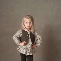 Popelin Green Woollen Mini Waistcoat (Mod 50.1)