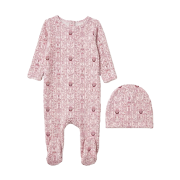 Bopop Toy Soldier Ruby Footies and Beanie (Pajama Collection) N471