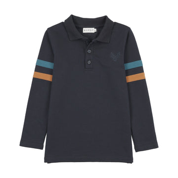 Bopop Navy with Reflective Stripes on Arm (Polo Collection) N484