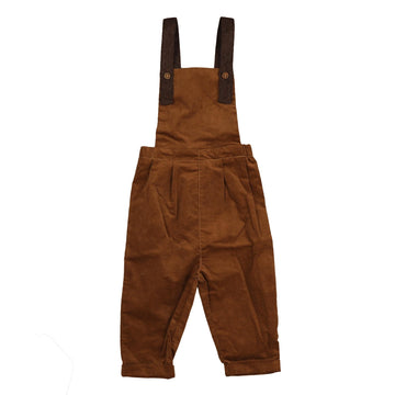 NOMA Camel Corduroy Suspender Overalls