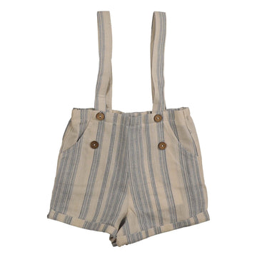 Noma Light Blue Stripe Striped H Bar Overall (NBB705)