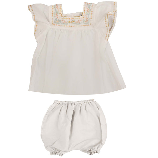 Noma Golden Ombre Embroidered Detail Baby Set (NBB709)