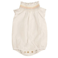 Noma Ivory Ombre Neck Stitching Romper (NBB717)