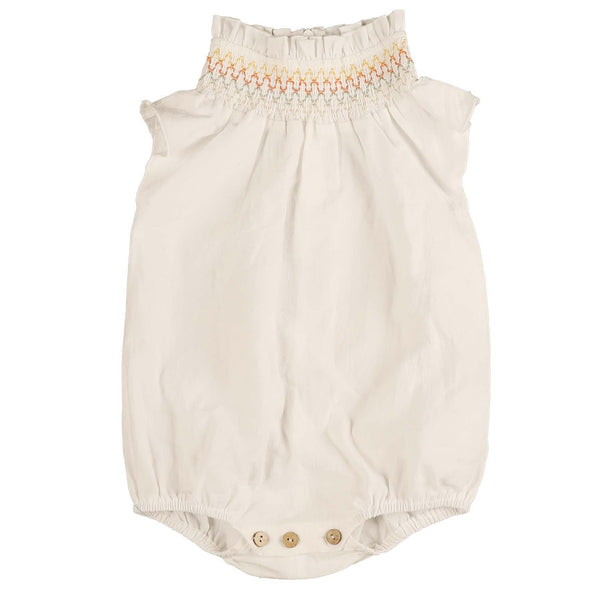 Noma Ivory Ombre Neck Stitching Romper (NBB717)