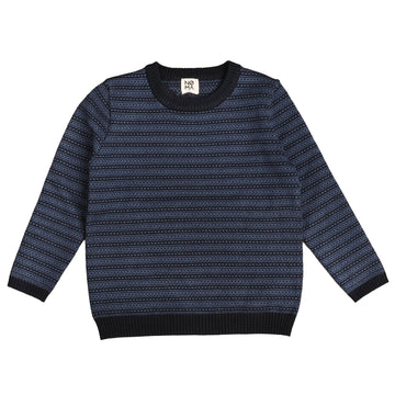 NOMA STRIPED INTARSIA KNIT, Blue