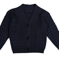 Noma Navy Toggle Cable Cardigan (NKN755)